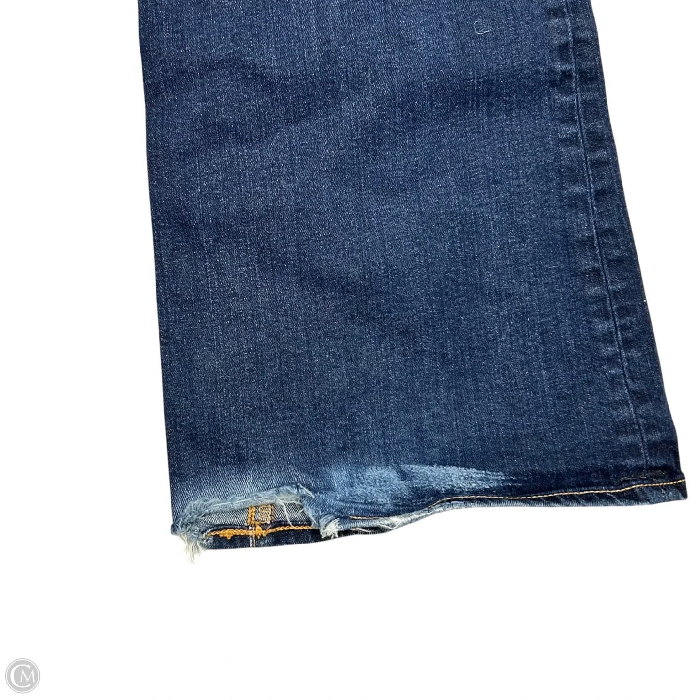 Jeans Wide Leg By Gap In Blue Denim, Size: 16