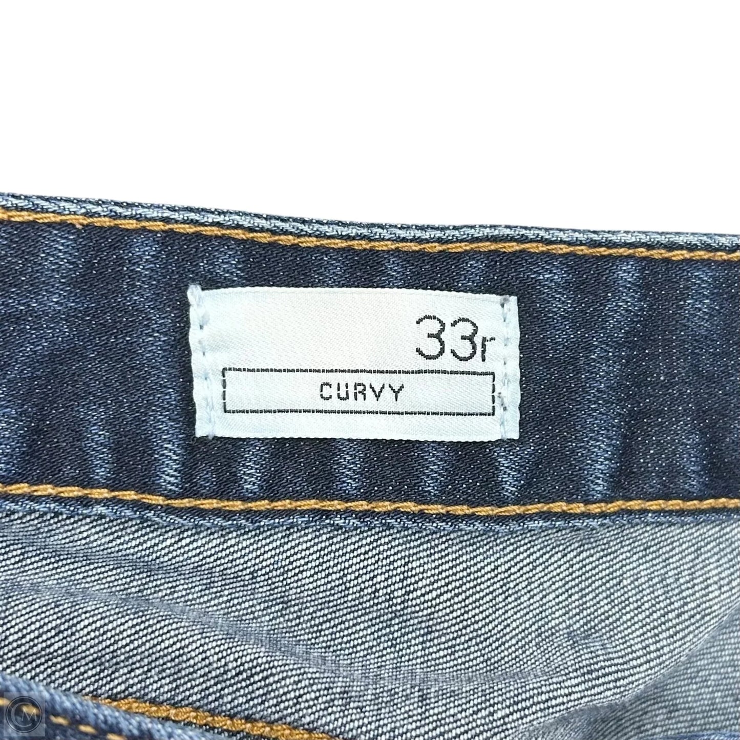 Jeans Wide Leg By Gap In Blue Denim, Size: 16