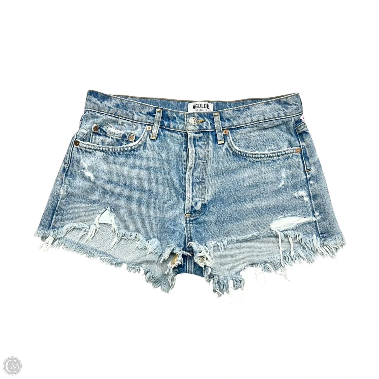 Shorts By Agolde In Blue Denim, Size: 4