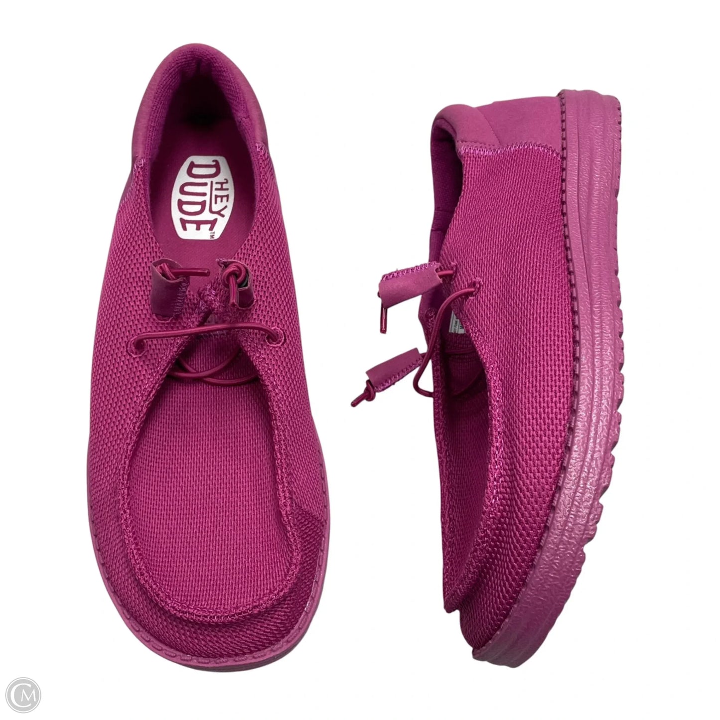 Shoes Flats By Hey Dude In Pink, Size: 10