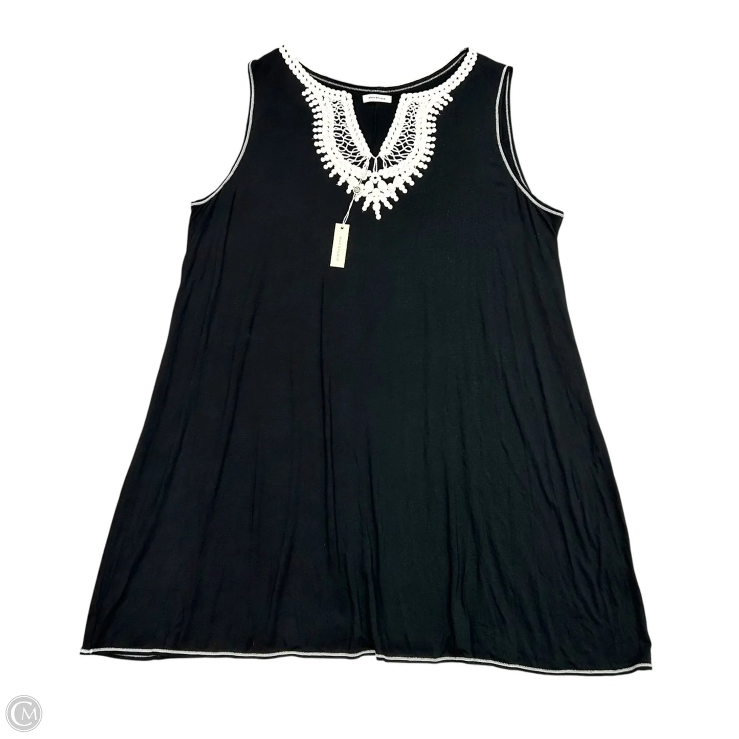 Dress Casual Short By Max Studio In Black & White, Size: 3x