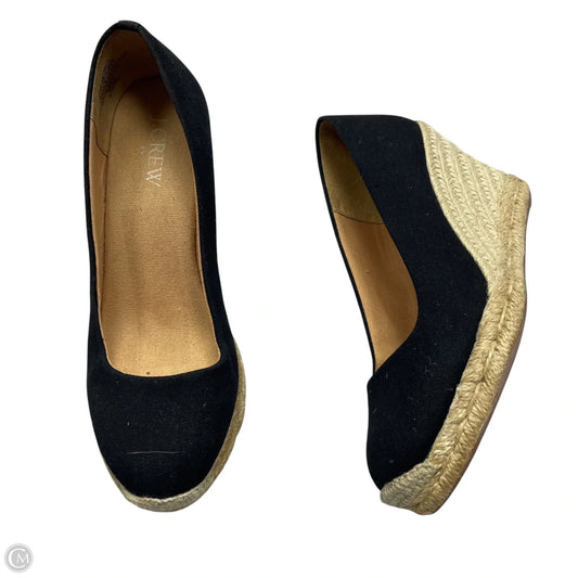 Shoes Heels Wedge By J. Crew In Black & Tan, Size: 6