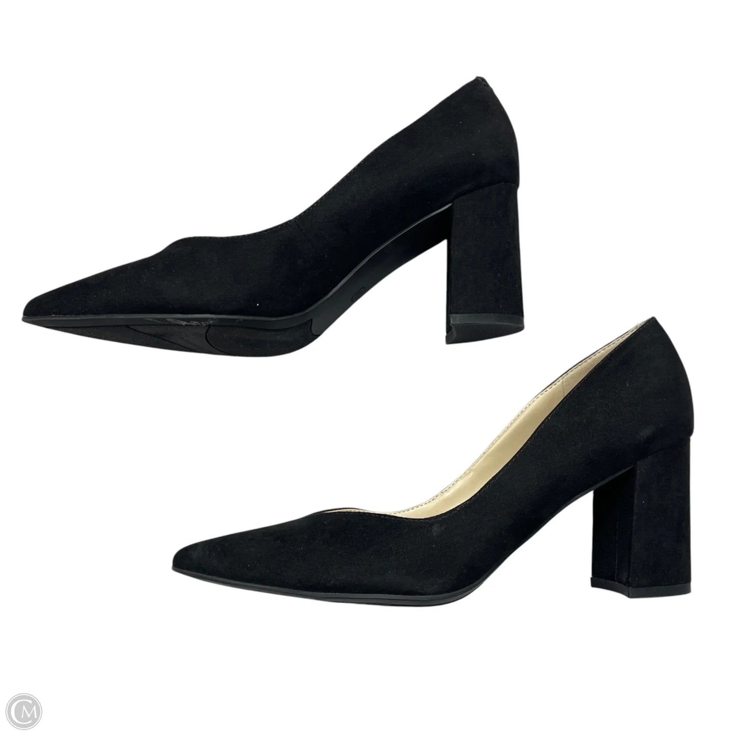 Shoes Heels Block By Marc Fisher In Black, Size: 7.5