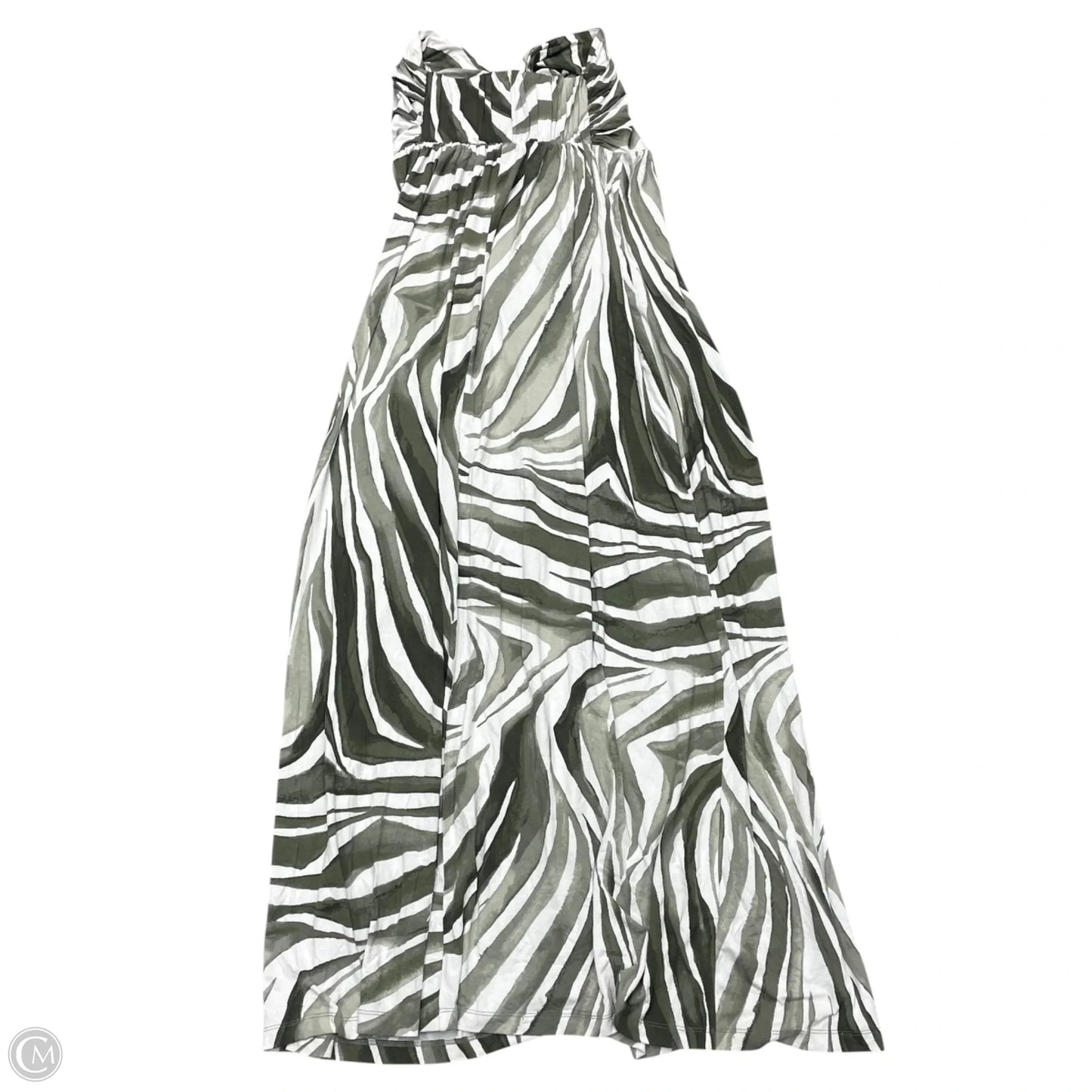 Dress Casual Maxi By Tommy Bahama In Green & White, Size: S