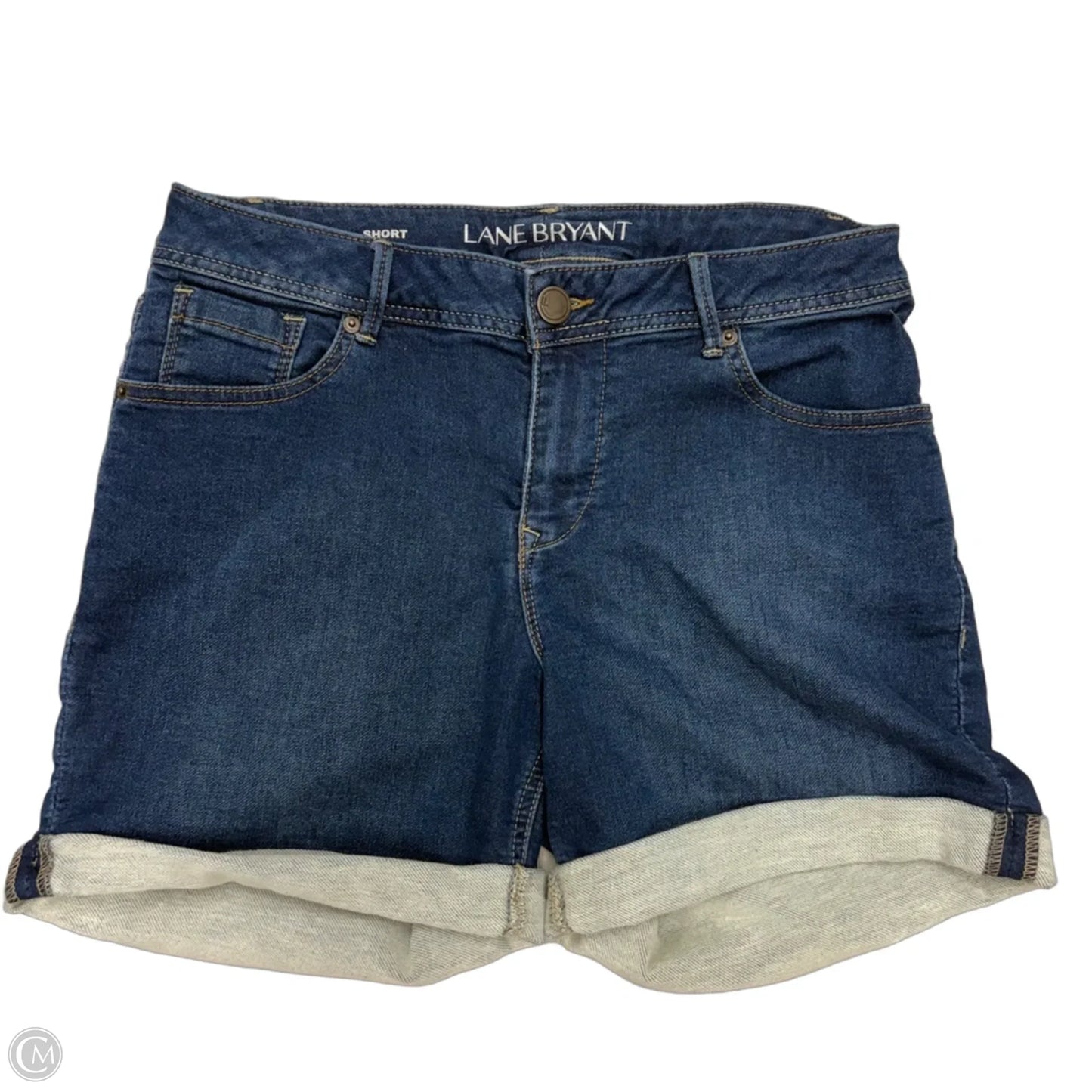 Shorts By Lane Bryant In Blue Denim, Size: 14