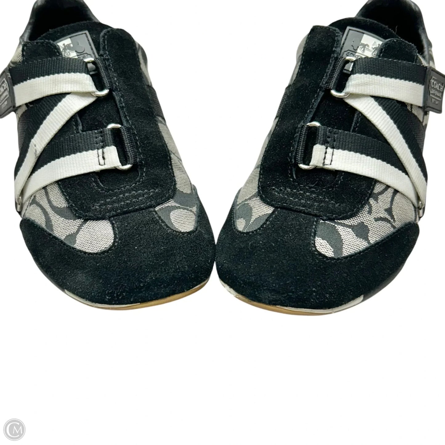 Shoes Designer By Coach In Black & White, Size: 7