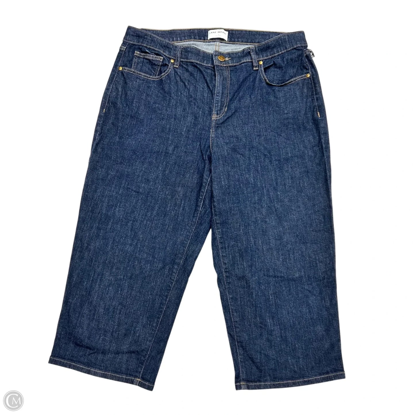Jeans Wide Leg By Lane Bryant In Blue Denim, Size: 16
