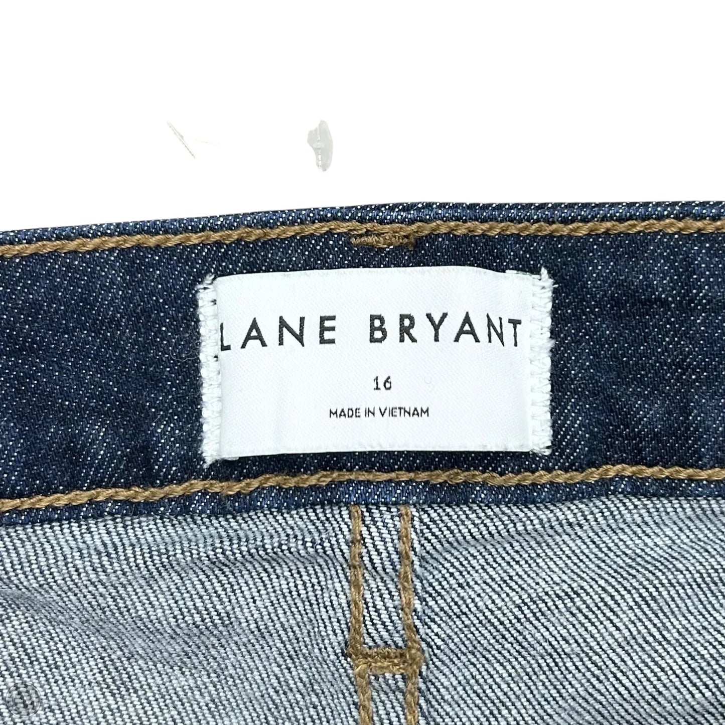 Jeans Wide Leg By Lane Bryant In Blue Denim, Size: 16