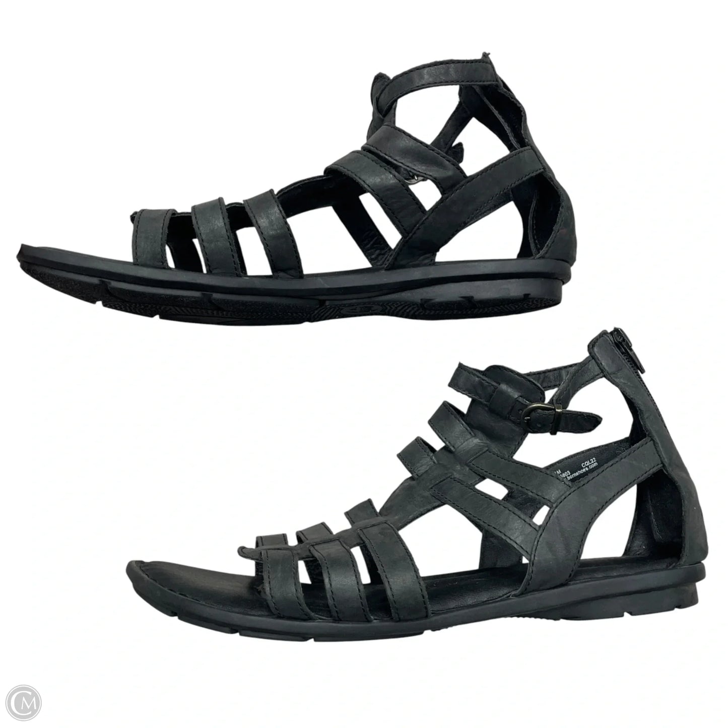 Sandals Flats By Born In Black, Size: 11