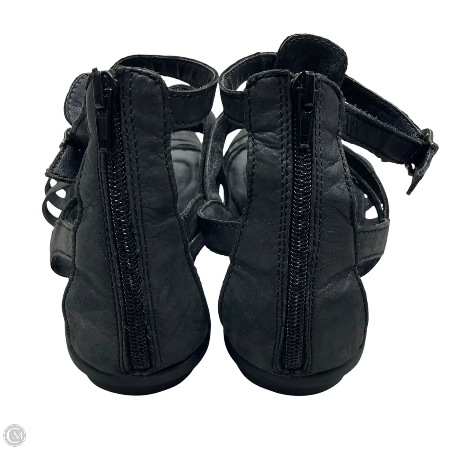Sandals Flats By Born In Black, Size: 11