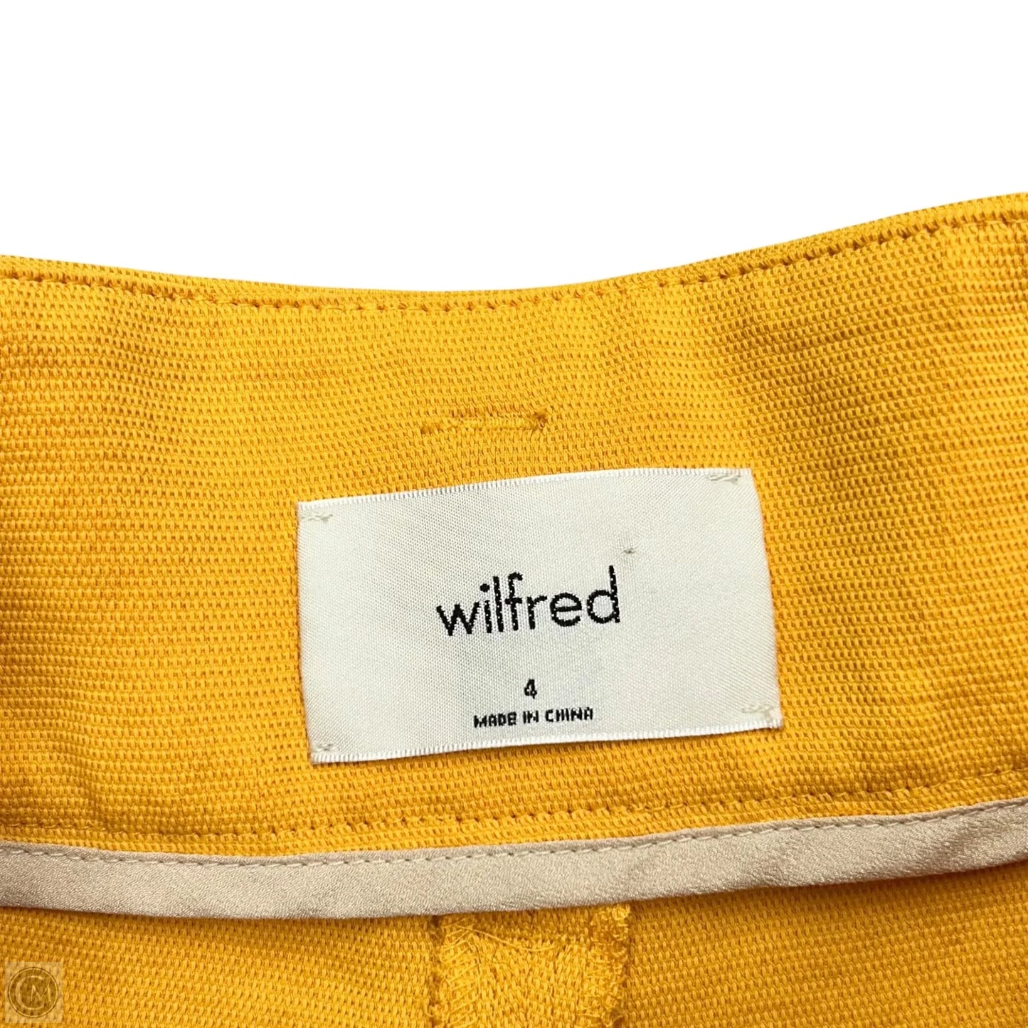 Shorts By Wilfred In Yellow, Size: 4