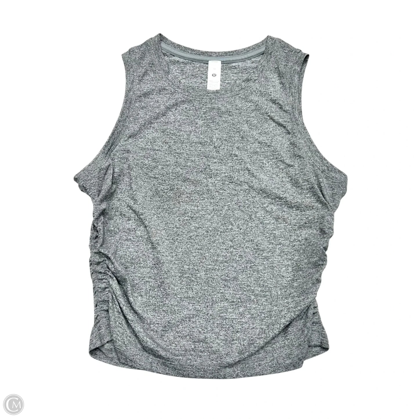 Athletic Tank Top By Lululemon In Grey, Size: M