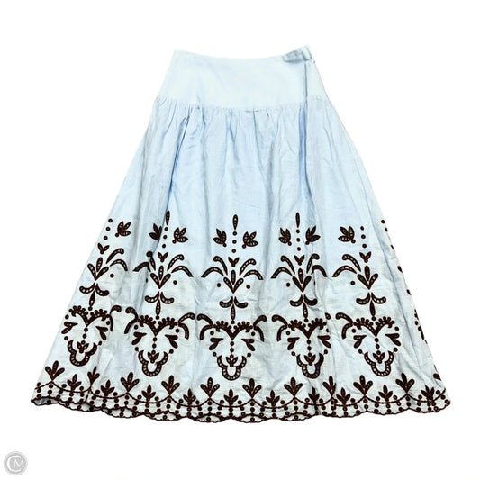 Skirt Maxi By Cartolina In Blue & Brown, Size: Xs