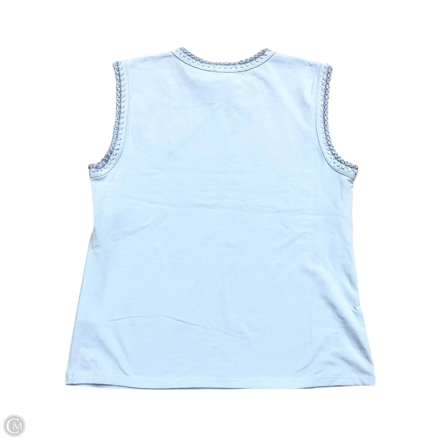 Top Sleeveless By Cartolina In Blue, Size: S