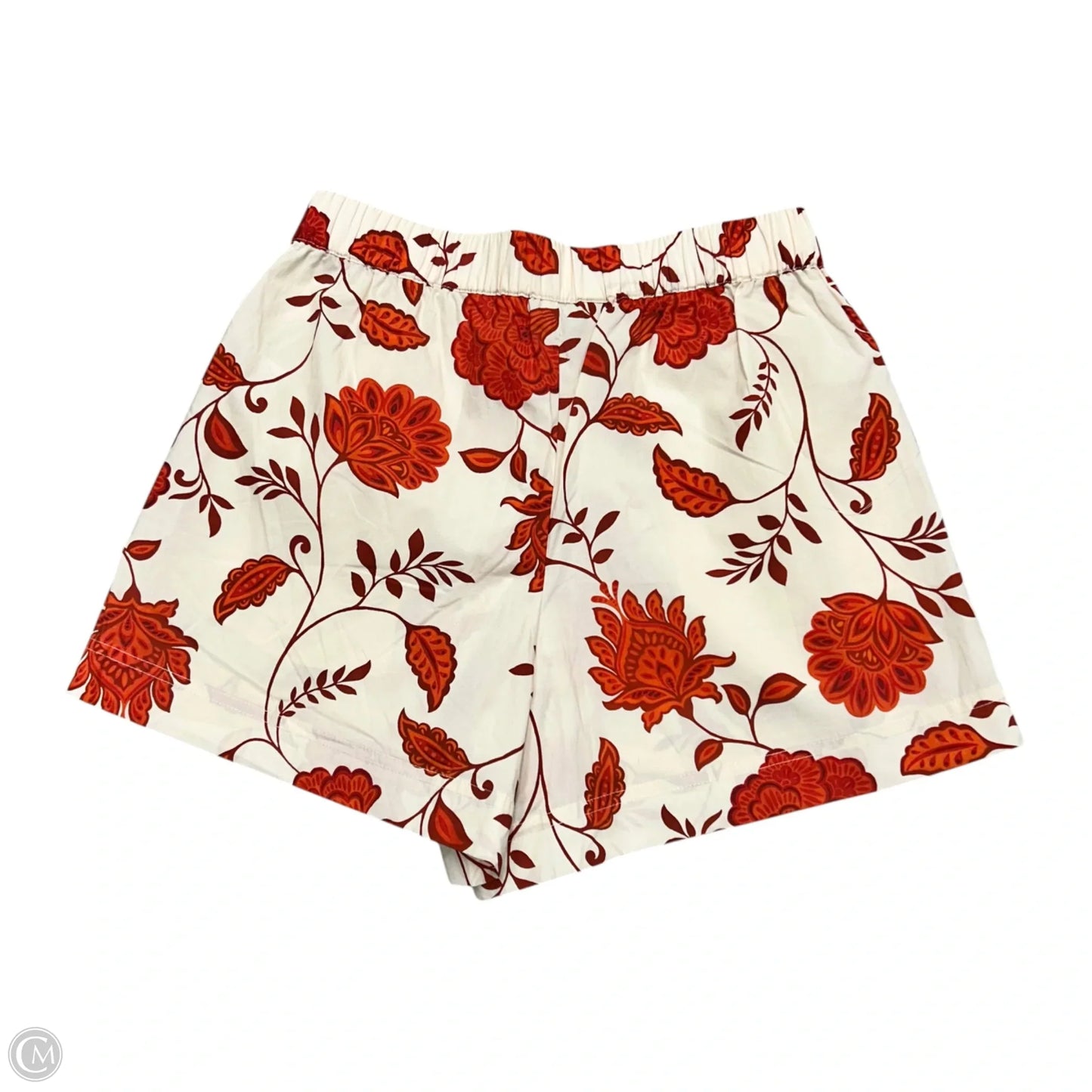 Shorts By Tanya Taylor In Cream & Red, Size: Xs