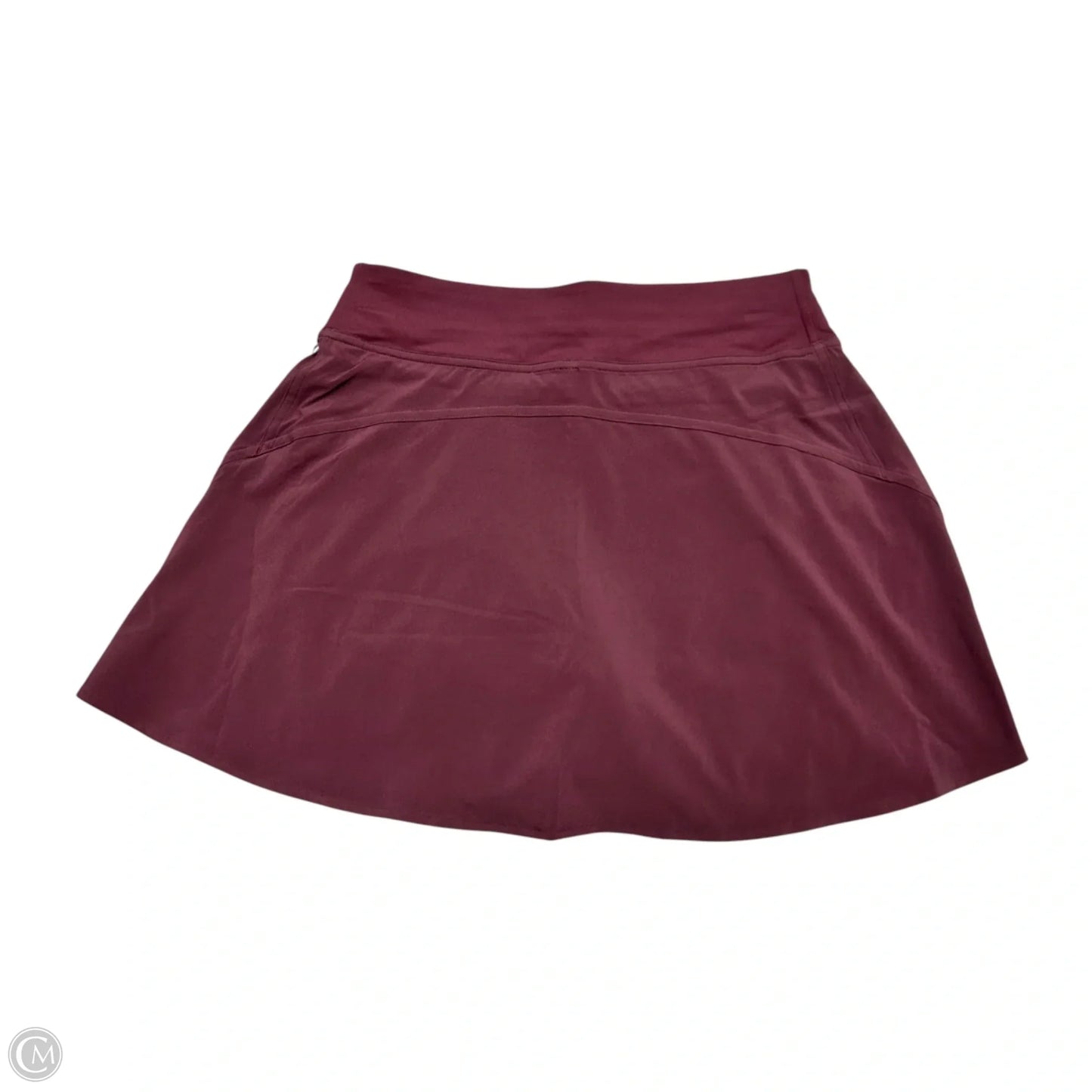 Athletic Skort By Lululemon In Maroon, Size: S