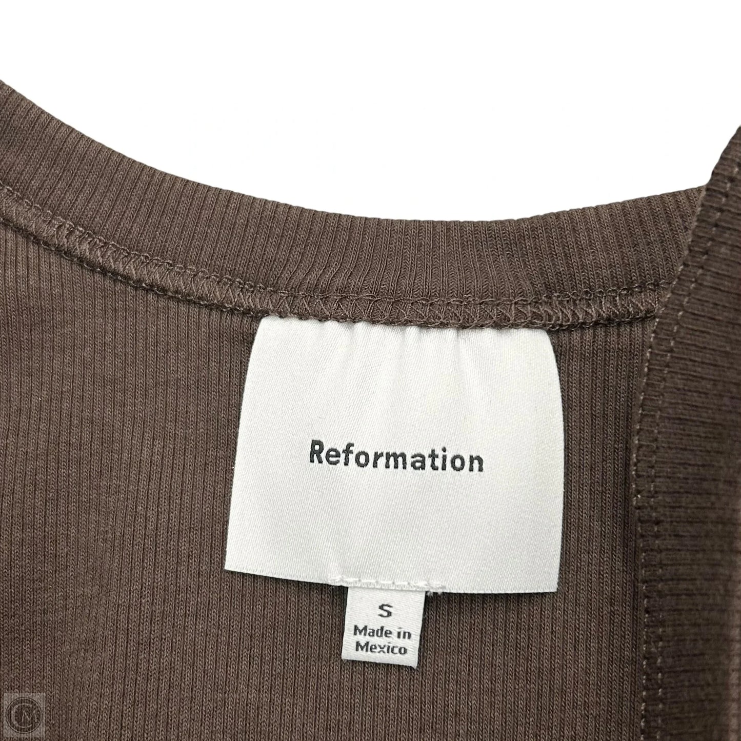 Tank Top By Reformation In Brown, Size: S