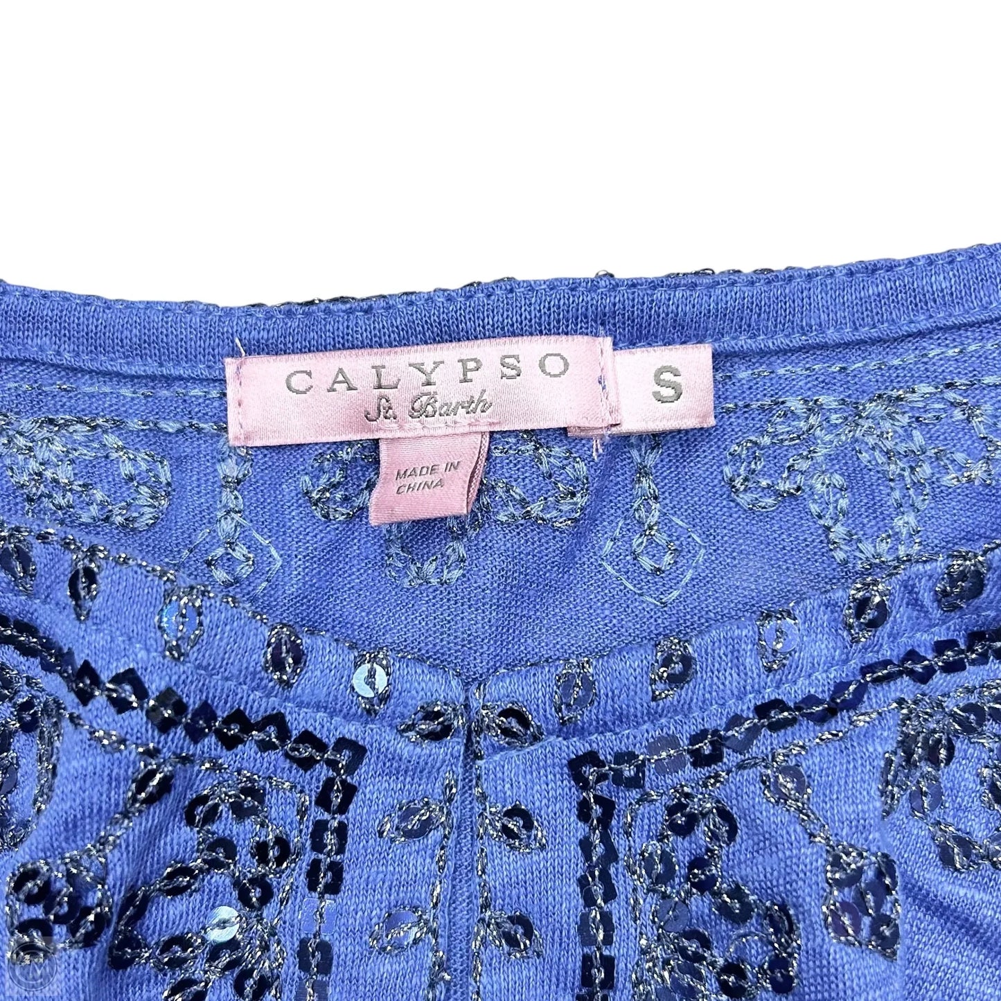 Swimwear Cover-up By Calypso St Barth In Blue, Size: S
