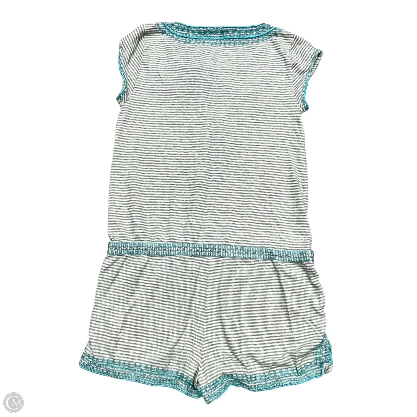 Romper By Calypso St Barth In Blue & Grey, Size: S