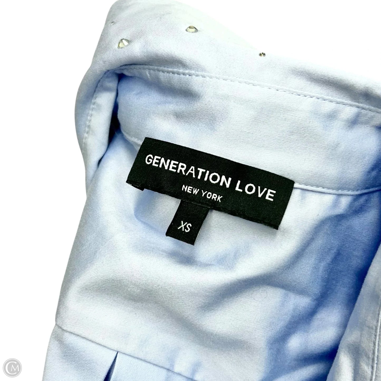 Top Long Sleeve By Generation Love In Blue, Size: Xs