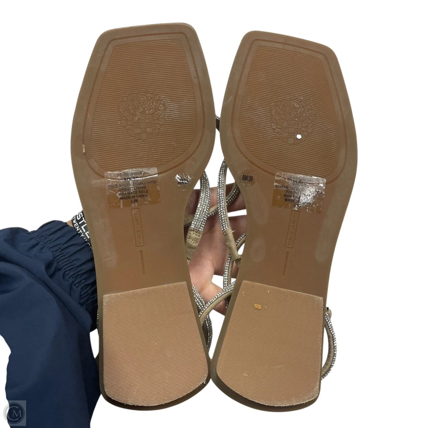 Sandals Flats By Vince Camuto In Taupe, Size: 8