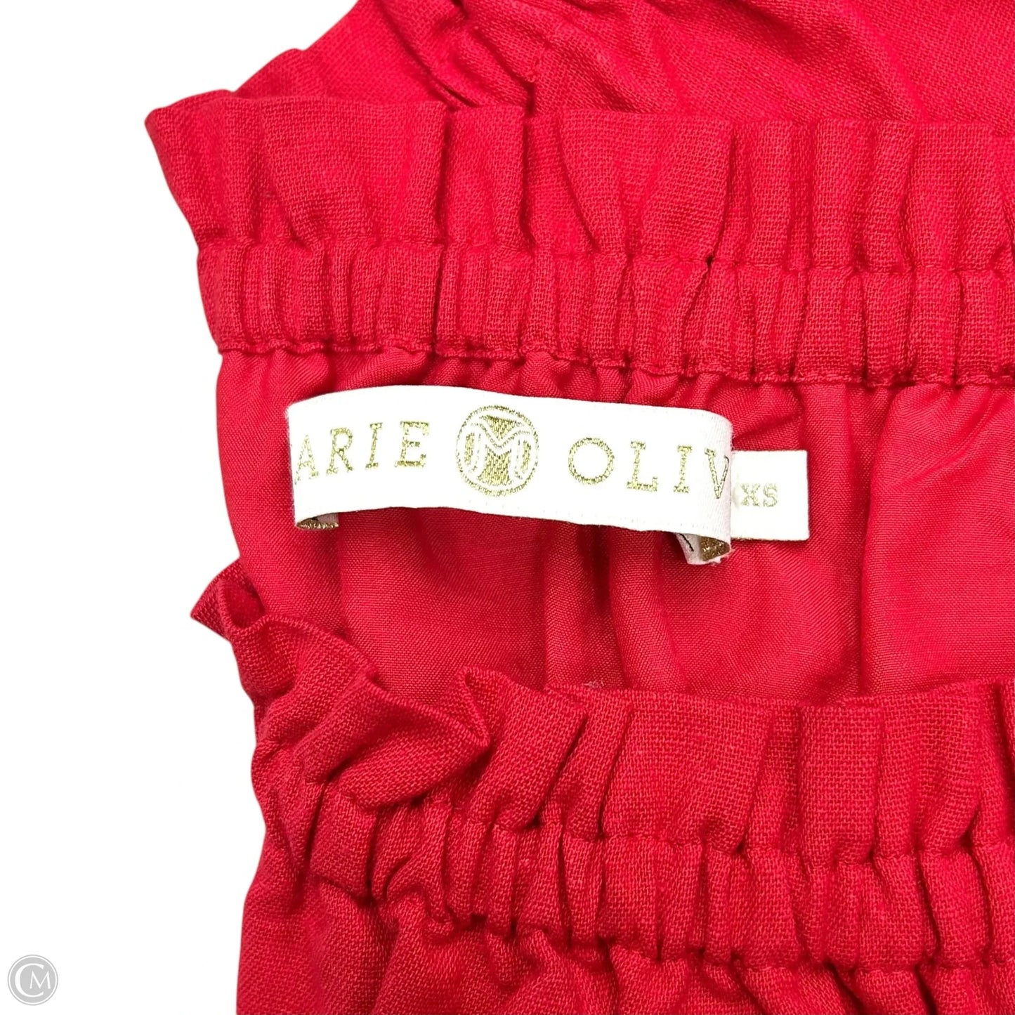 Dress Casual Short By Marie Oliver In Red, Size: Xs