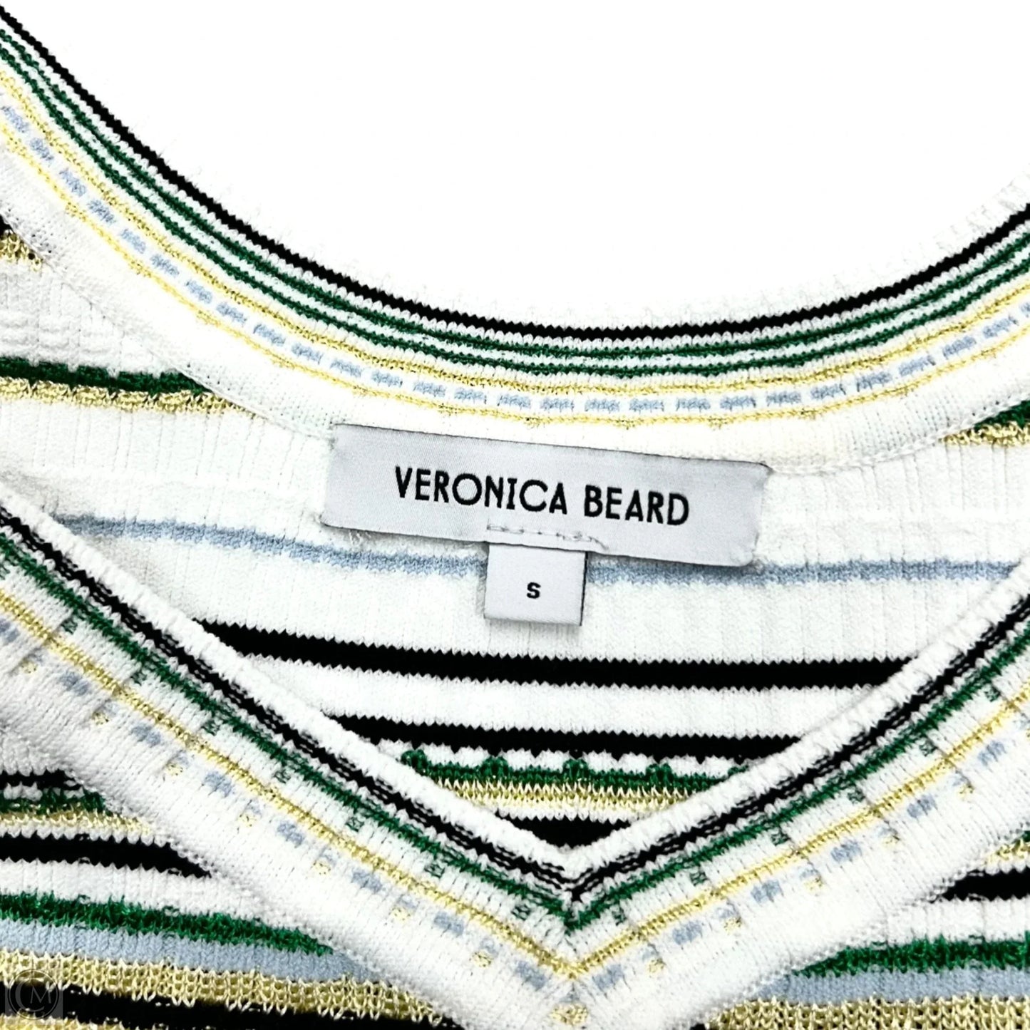 Top Sleeveless By Veronica Beard In Striped Pattern, Size: S