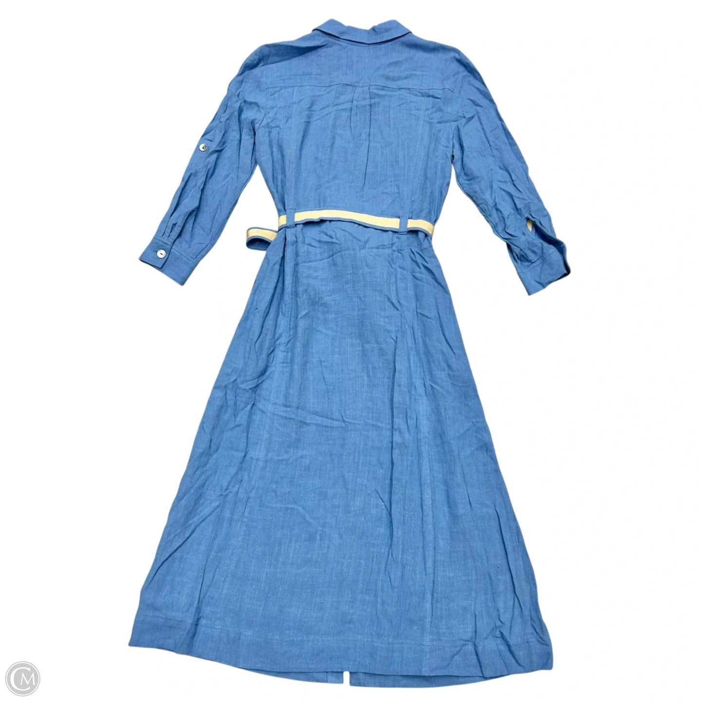 Dress Casual Midi By L Agence In Blue, Size: Xs