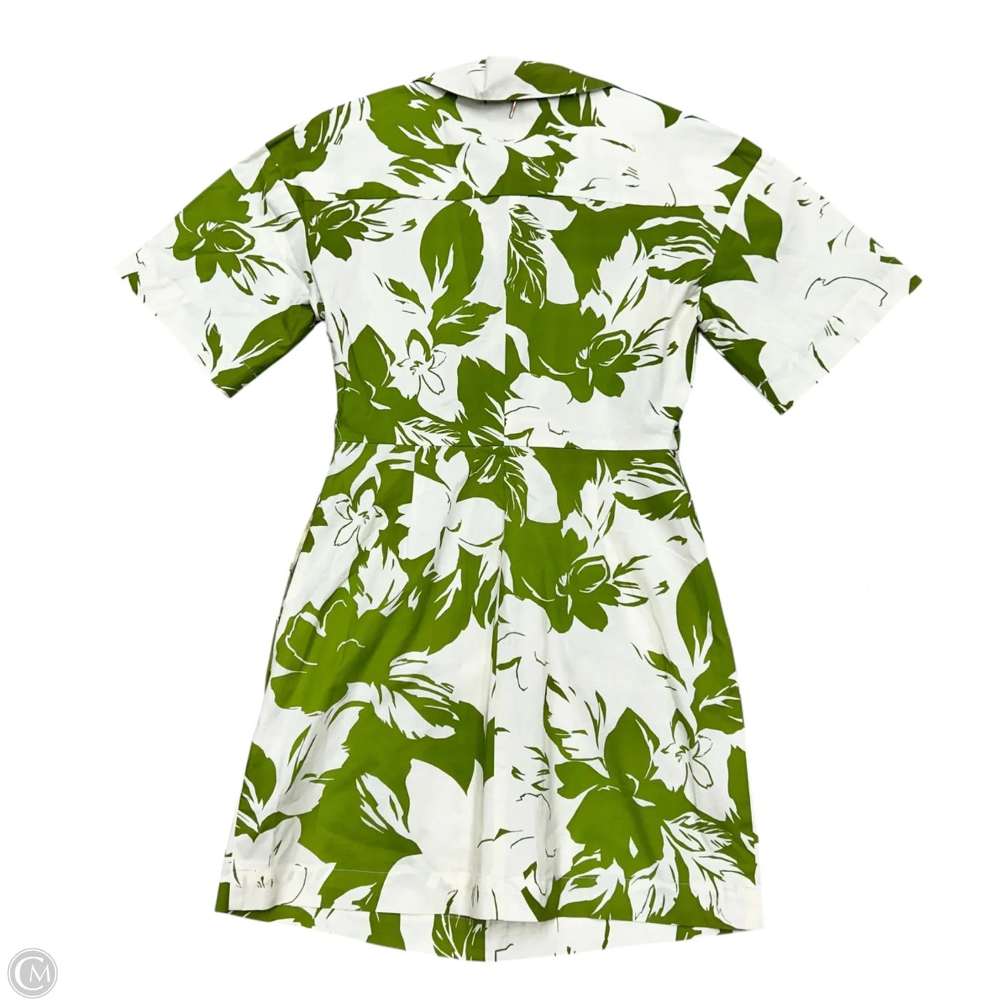 Dress Designer By Misa In Green & White, Size: S