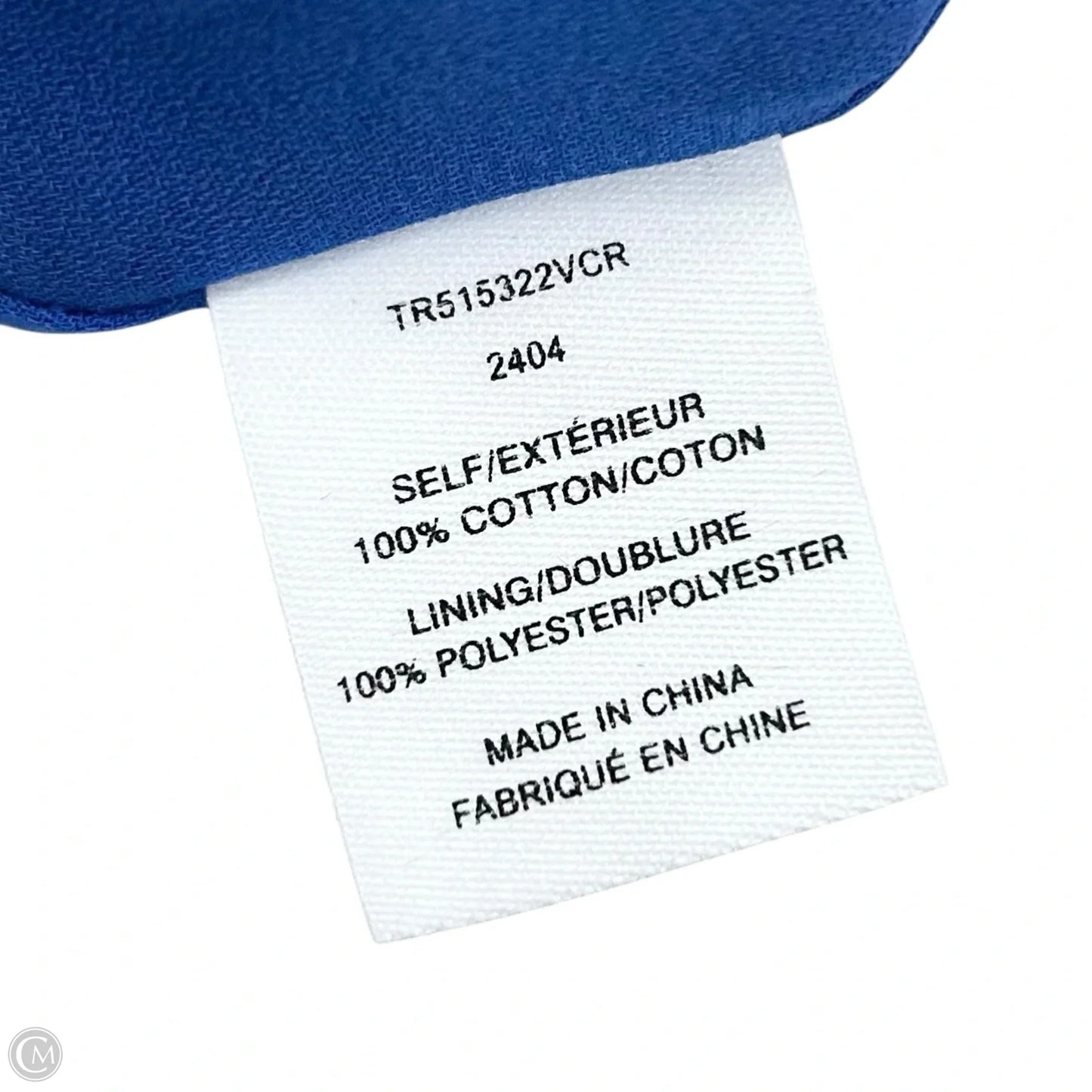 Dress Designer By Derek Lam In Blue & Purple, Size: S