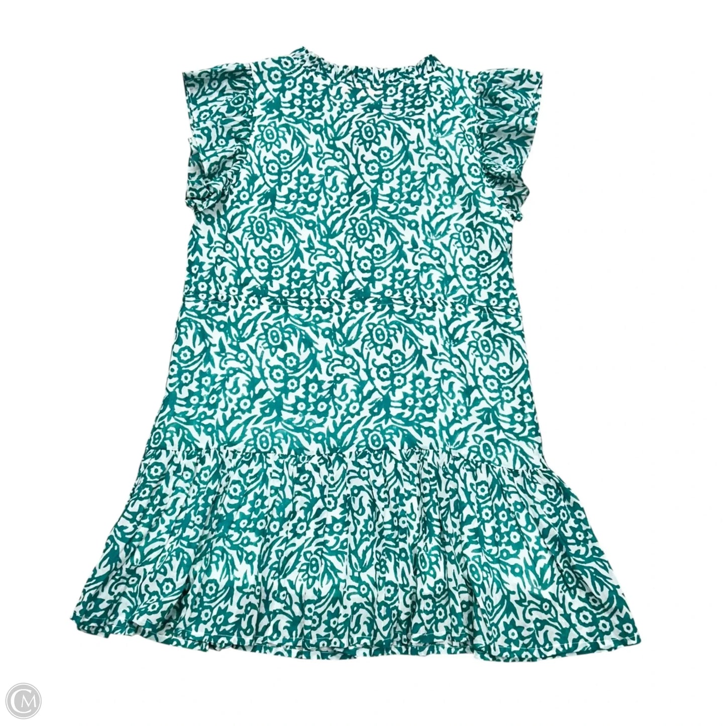 Dress Casual Short By Oliphant In Blue & White, Size: S