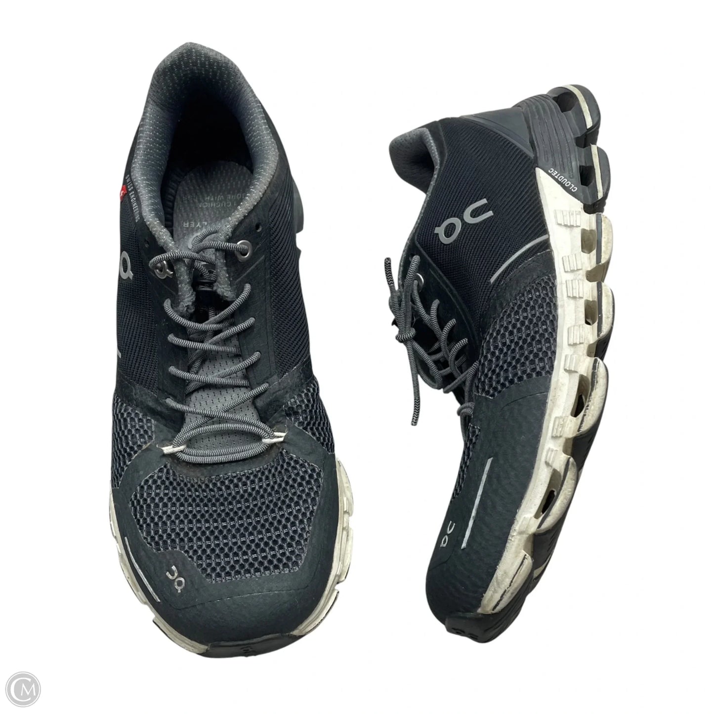 Shoes Athletic By On In Black & Grey, Size: 8