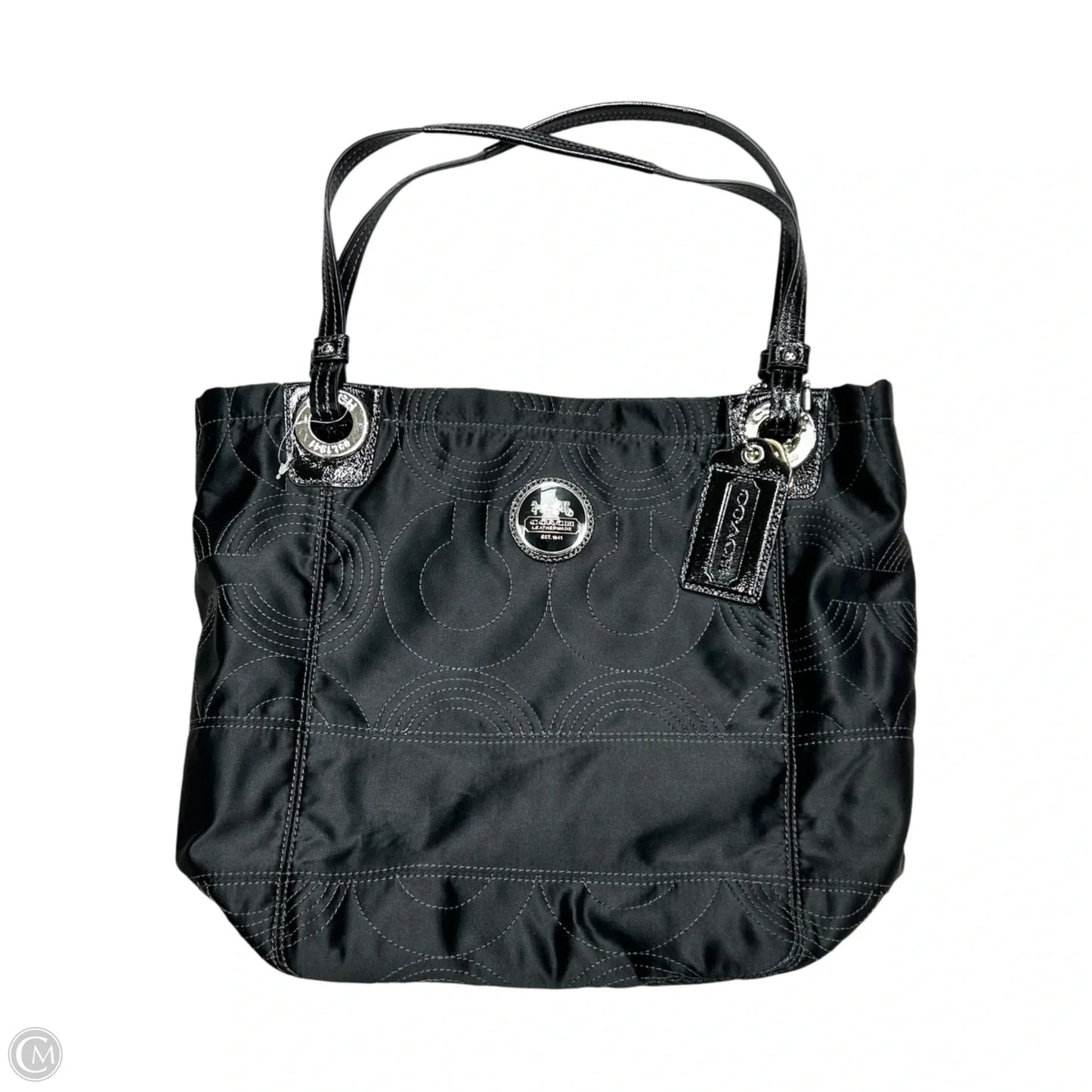 Tote Designer By Coach, Size: Medium