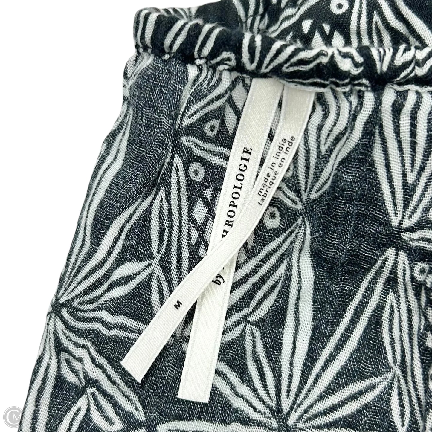 Dress Casual Short By Anthropologie In Black & White, Size: M
