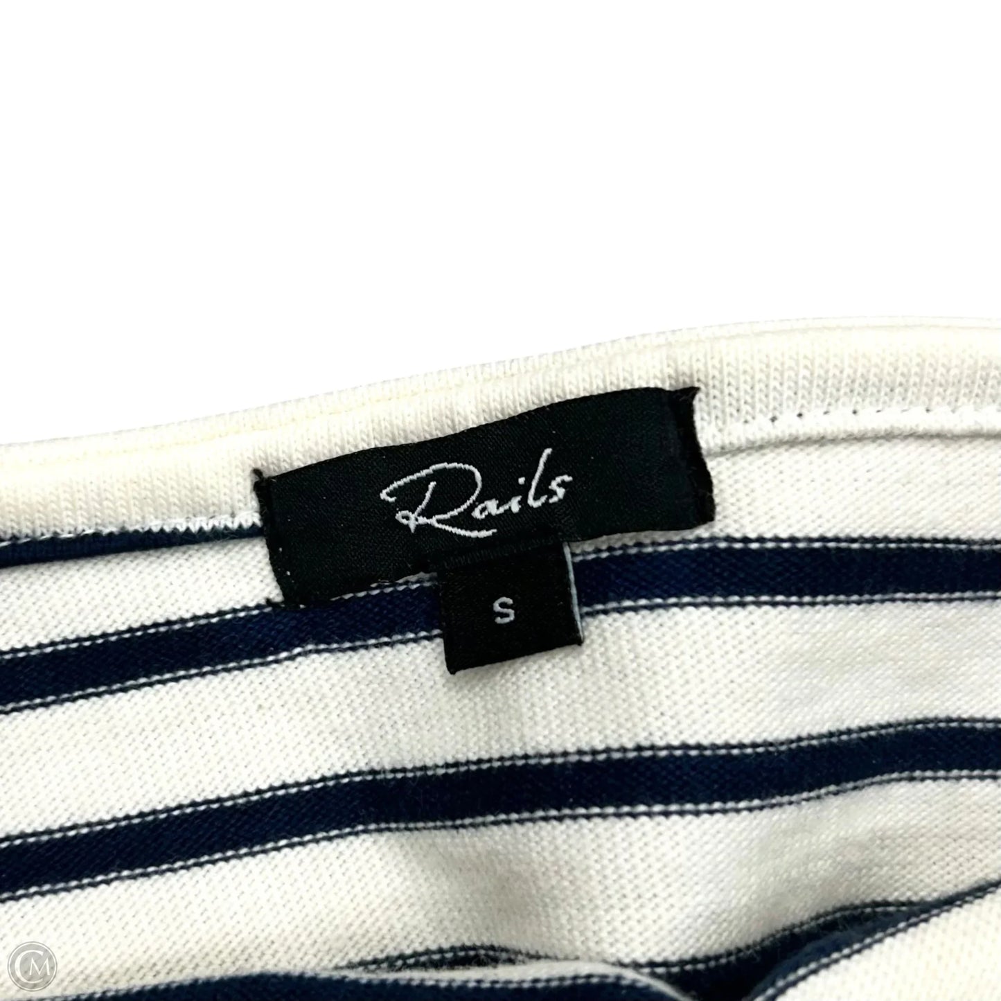 Dress Casual Midi By Rails In Blue & Cream, Size: S
