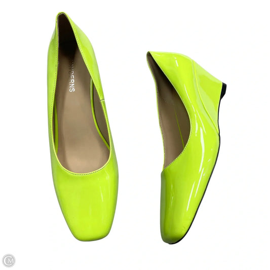 Shoes Heels Wedge By Clothes Mentor In Green, Size: 10.5