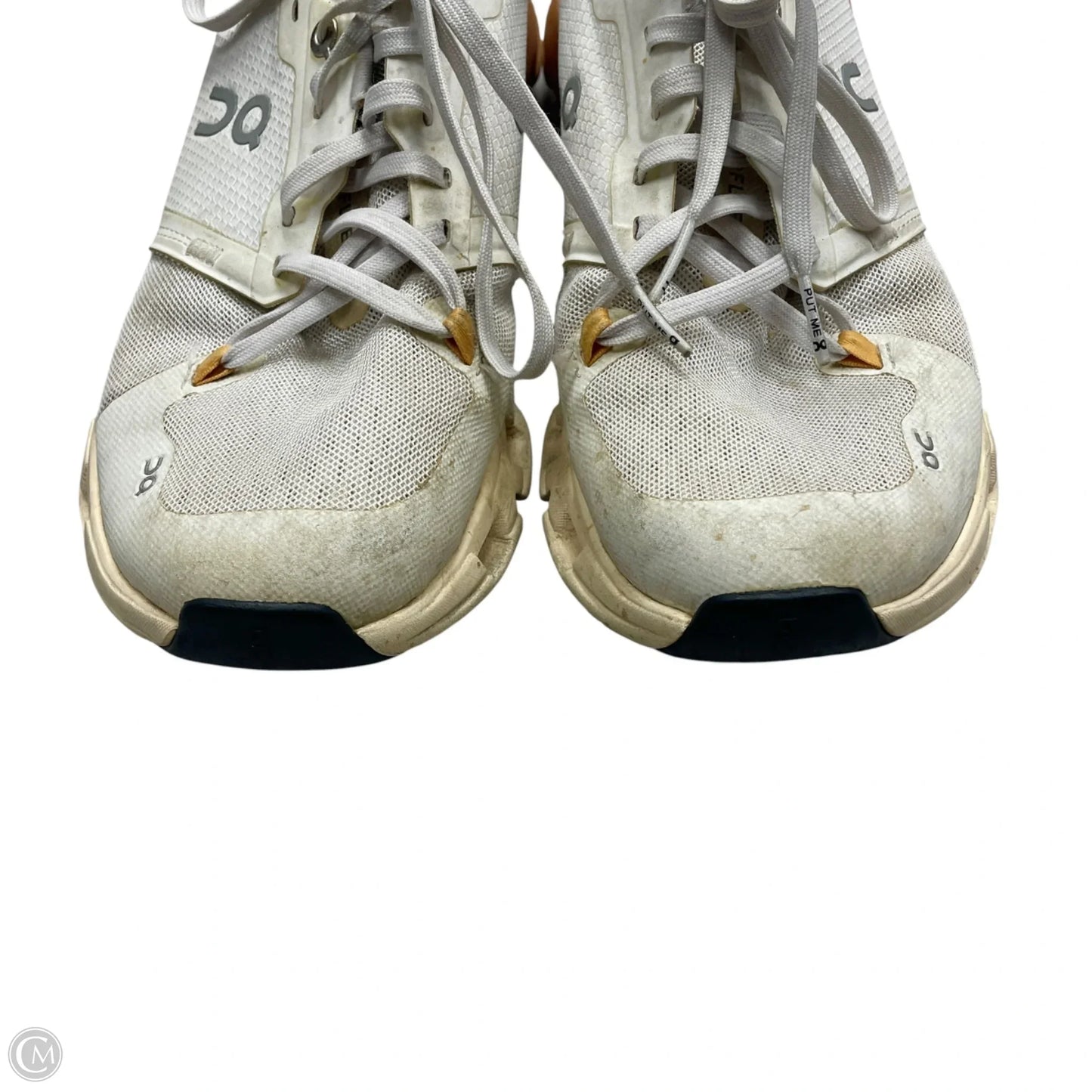 Shoes Athletic By On Cloud In Orange & White, Size: 9