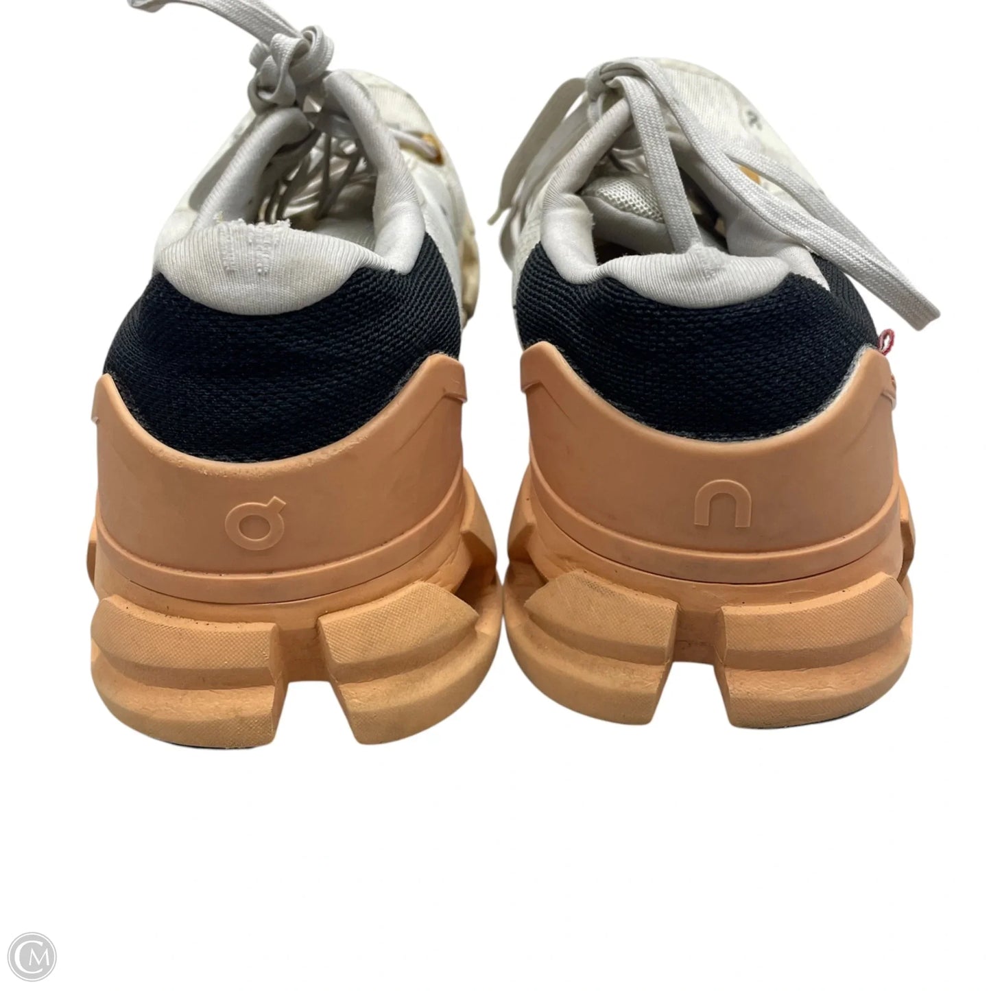 Shoes Athletic By On Cloud In Orange & White, Size: 9