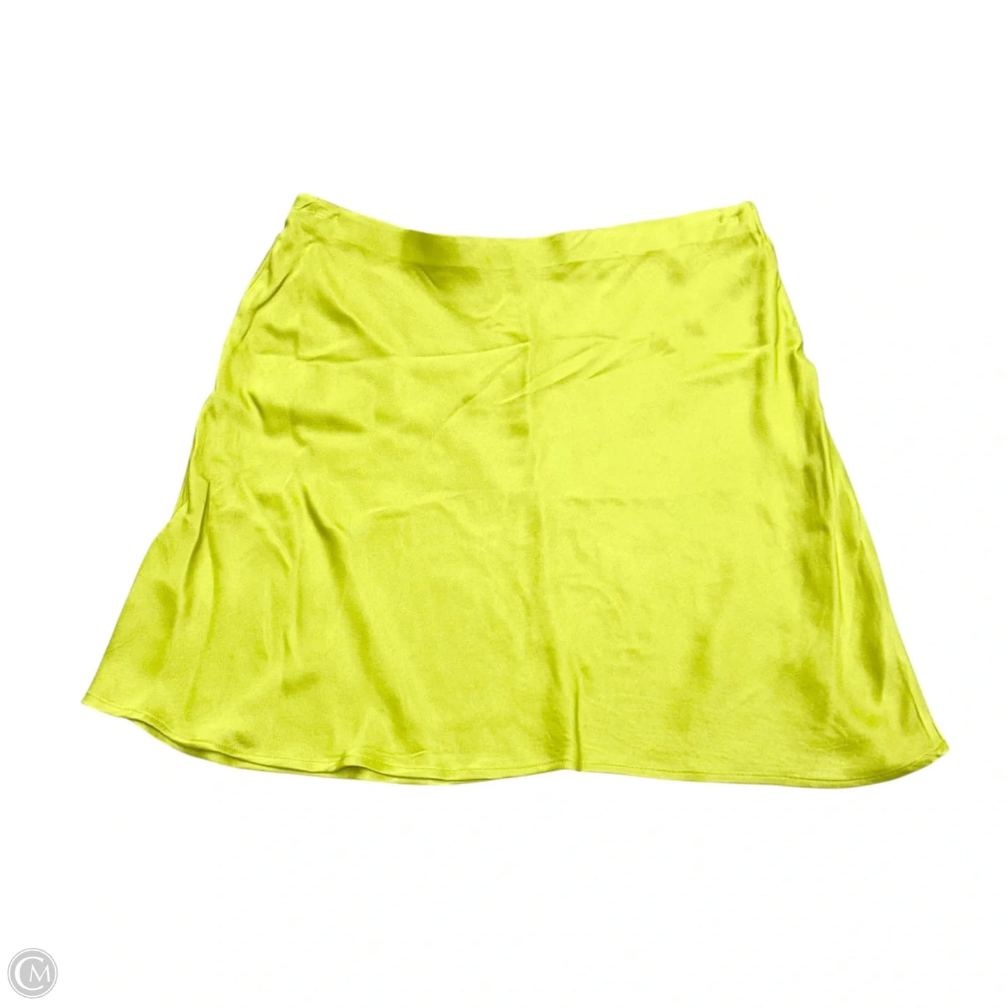 Skirt Mini & Short By Anthropologie In Chartreuse, Size: M