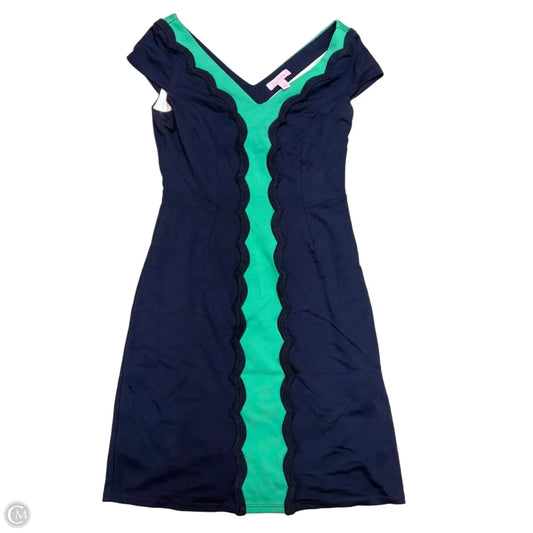 Dress Designer By Lilly Pulitzer In Blue & Green, Size: Xs