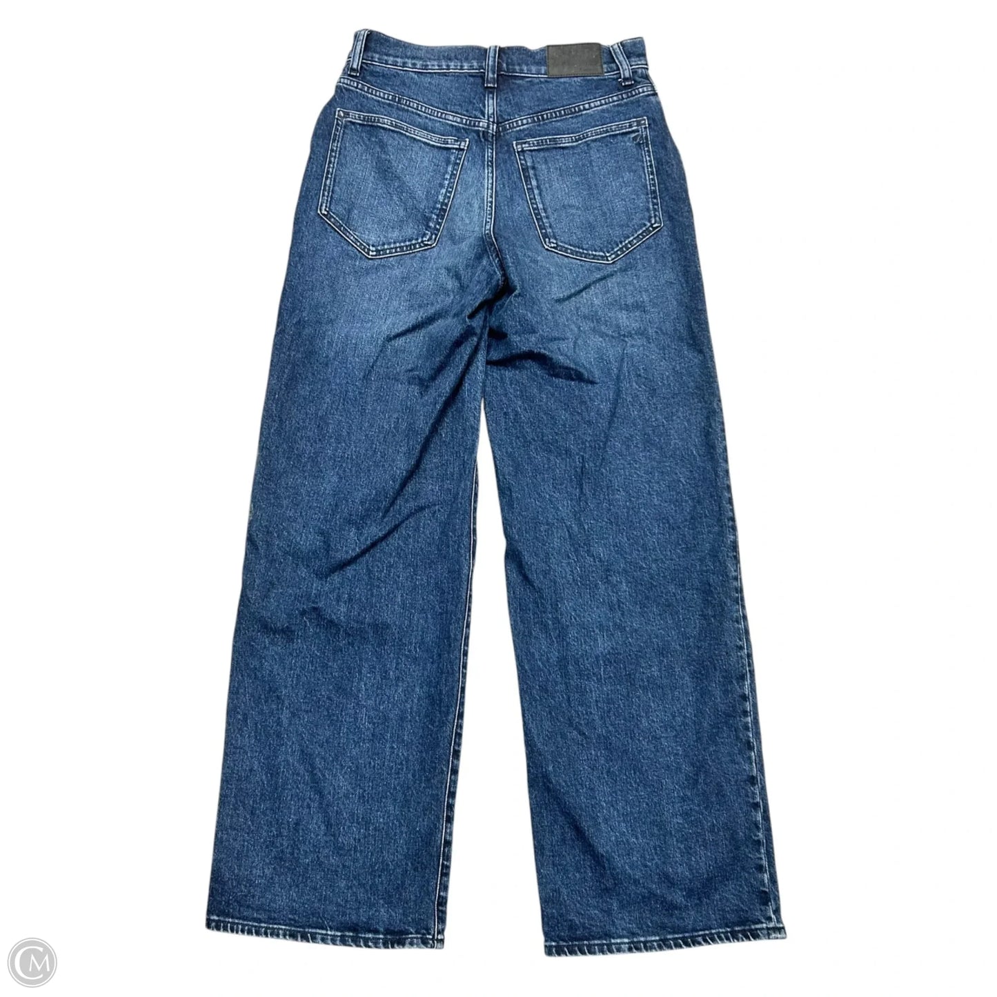 Jeans Wide Leg By Madewell In Blue Denim, Size: 2