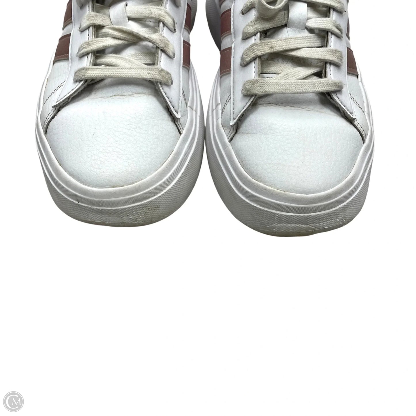 Shoes Sneakers Platform By Adidas In Pink & White, Size: 8