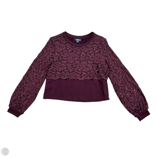 Top Long Sleeve By Maeve In Purple, Size: M
