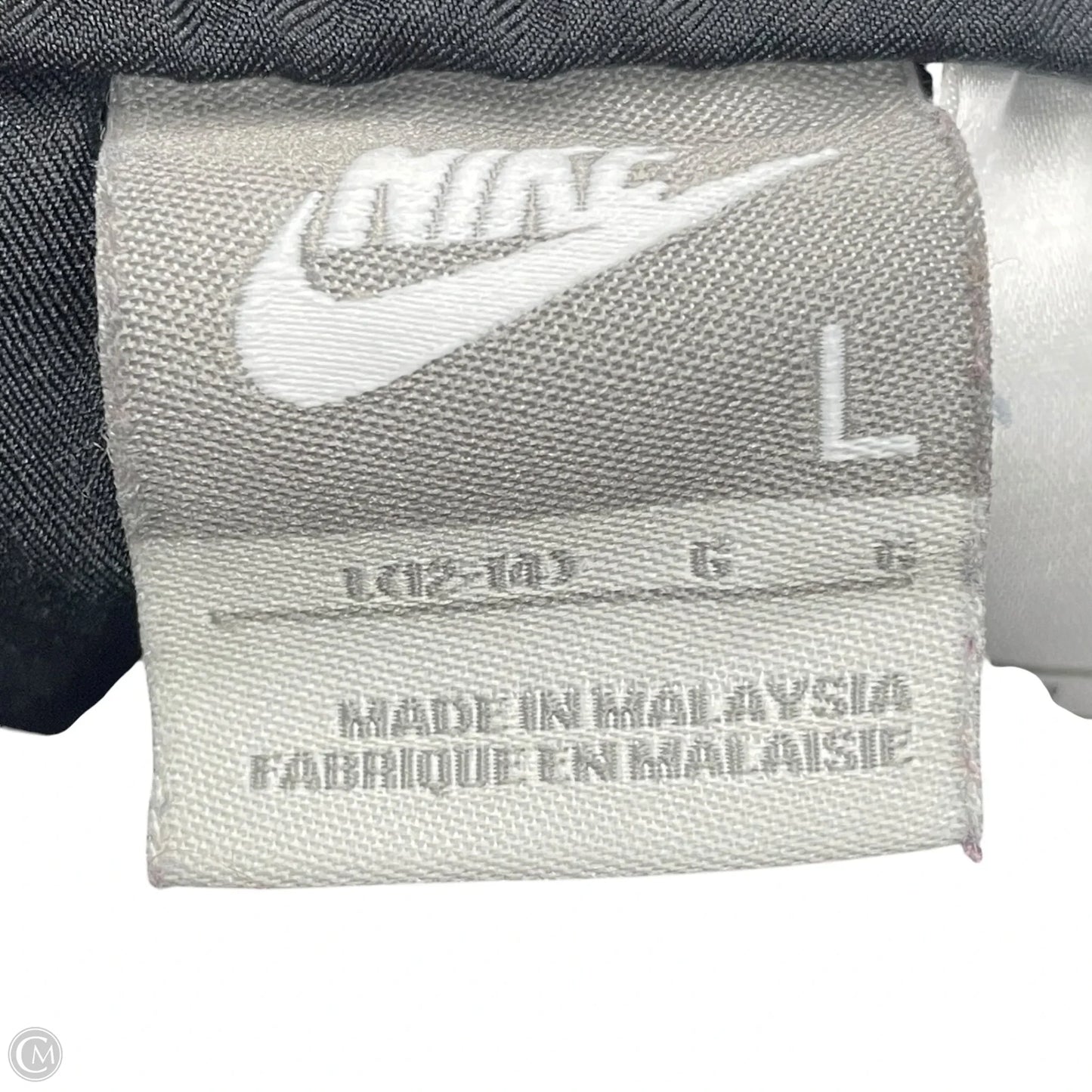 Athletic Pants By Nike Apparel In Black & White, Size: L