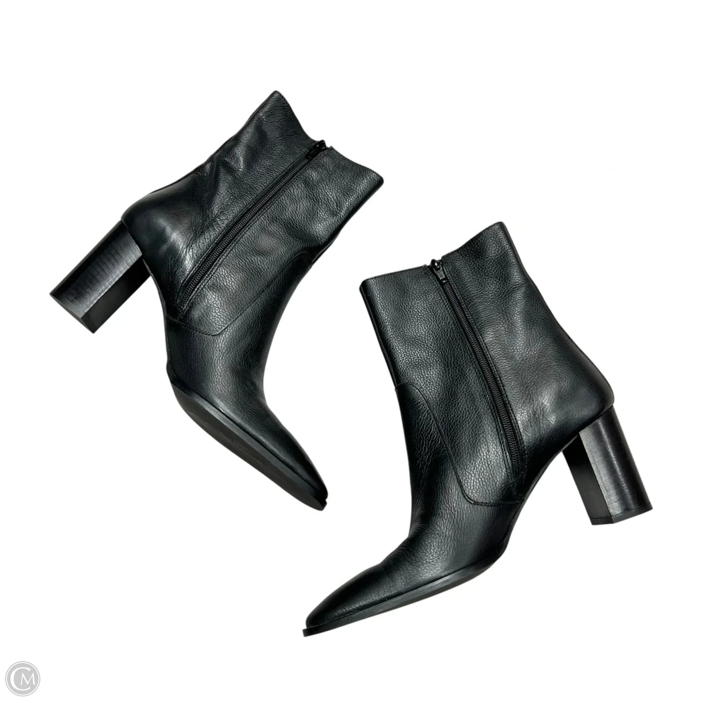 Boots Ankle Heels By Coach And Four In Black, Size: 11