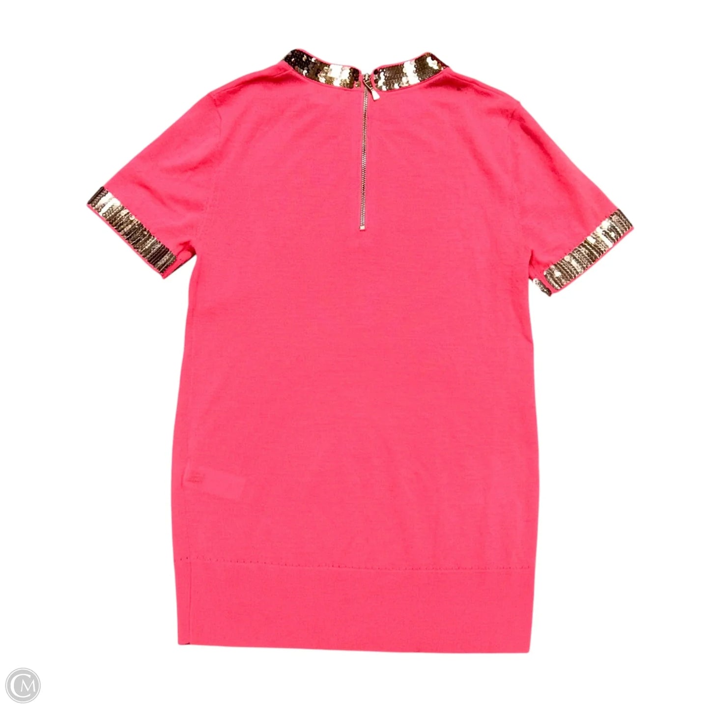 Top Short Sleeve Designer By Kate Spade In Hot Pink, Size: S
