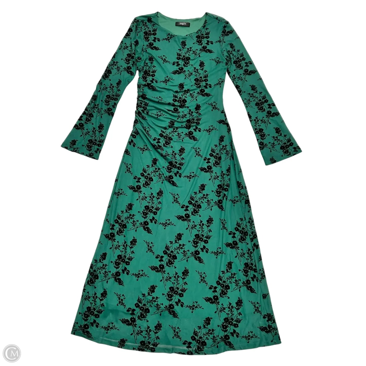 Dress Party Long By Zesica In Black & Green, Size: M