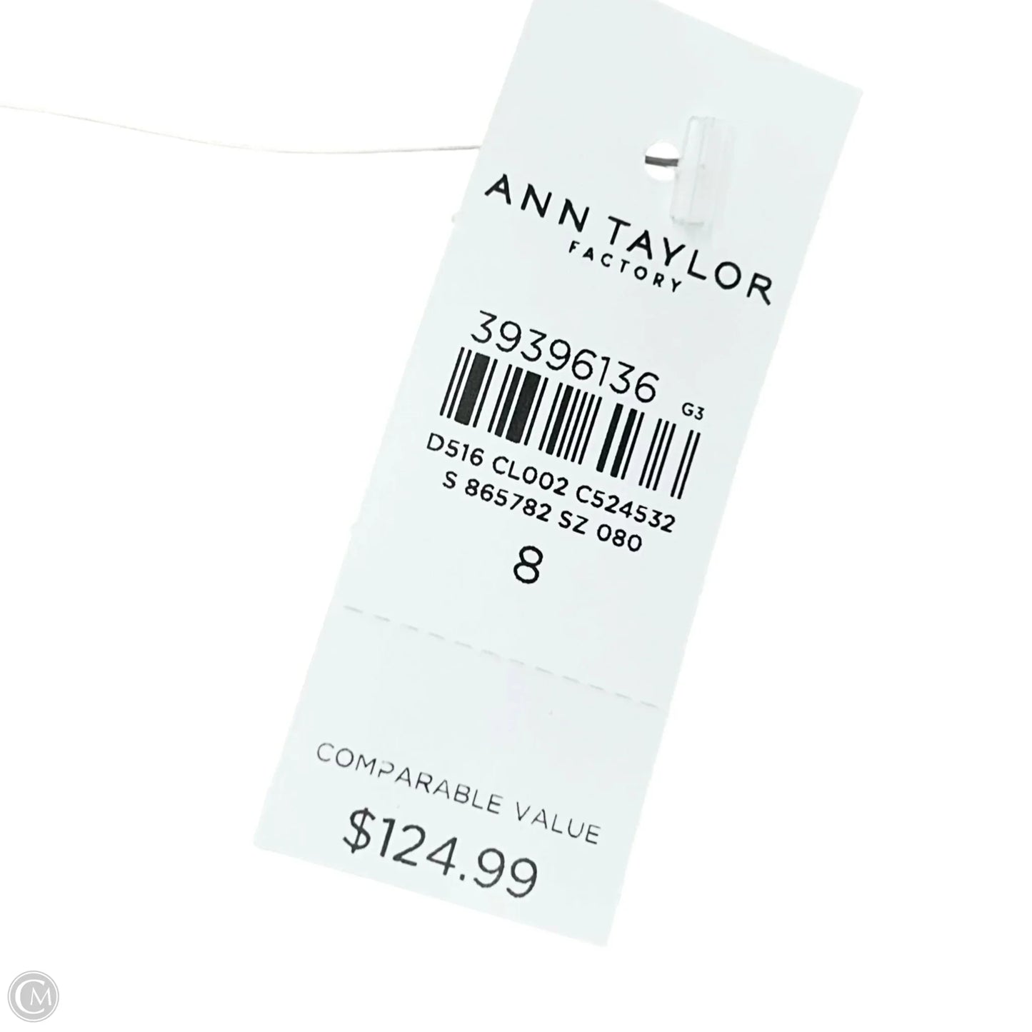 Dress Party Long By Banana Republic In Cream & Grey, Size: M