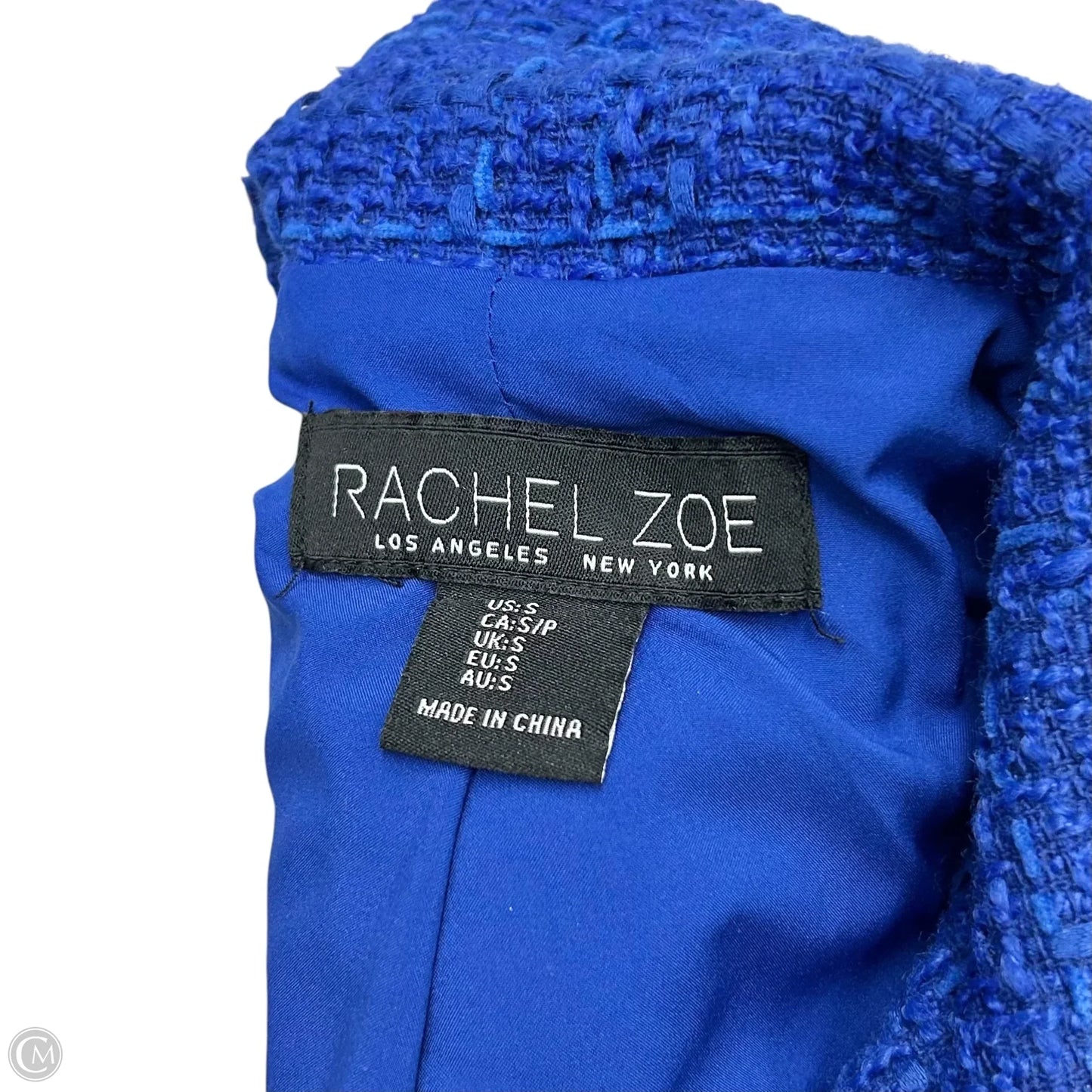Jacket Shirt By Rachel Zoe In Blue, Size: S