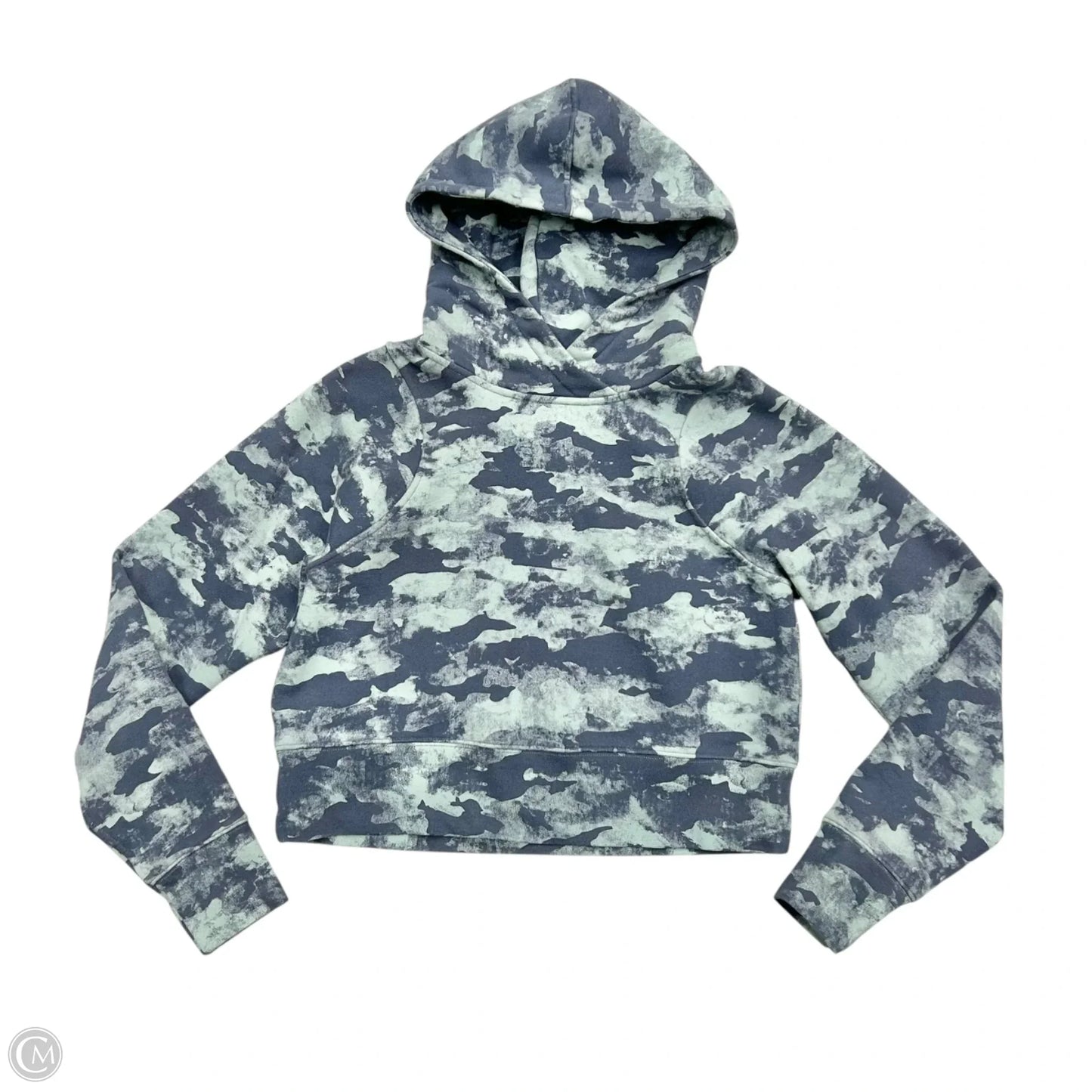 Athletic Sweatshirt Hoodie By Lululemon In Blue, Size: Xs